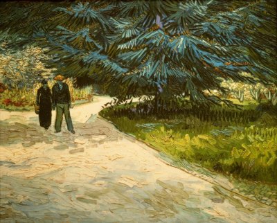 Couple in the Park of Arles: The Poet